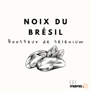 Noix du Brésil booster de sélénium