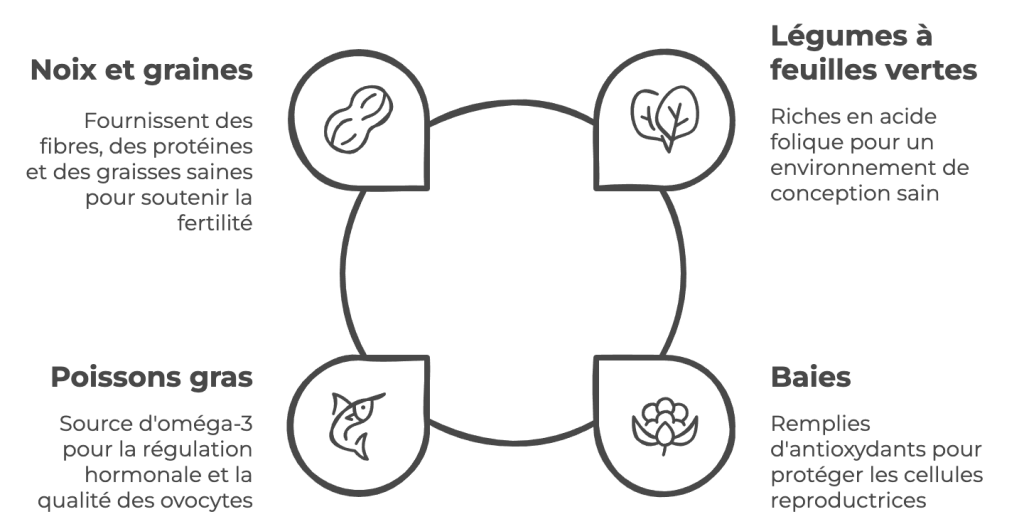 aliments bénéfiques fertilité